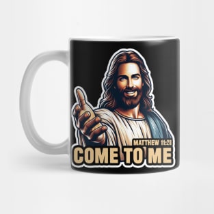 Matthew 11:28 Come To Me I Will Give You Rest Mug